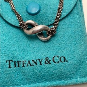 Tiffany Double Chain Infinity Pendant
